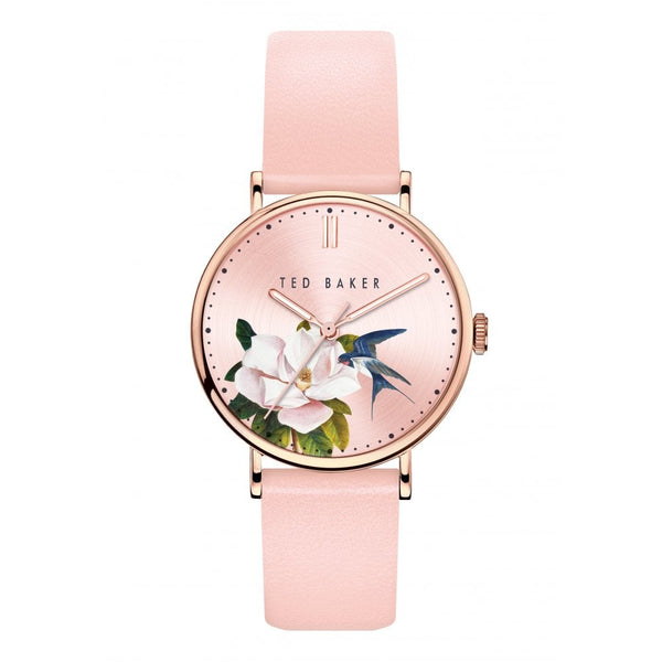 Ted Baker Phylipa Watch Ladies Pink Leather BKPPFF909UO