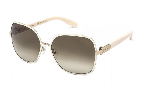 Salvatore Ferragamo Sunglasses Ladies Beige Square SF150S-721 - WatchStatus Ltd