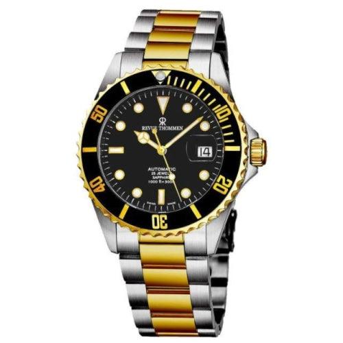Revue Thommen 17571.2147 Men’s Diver Two-Tone/Black Automatic Swiss Watch