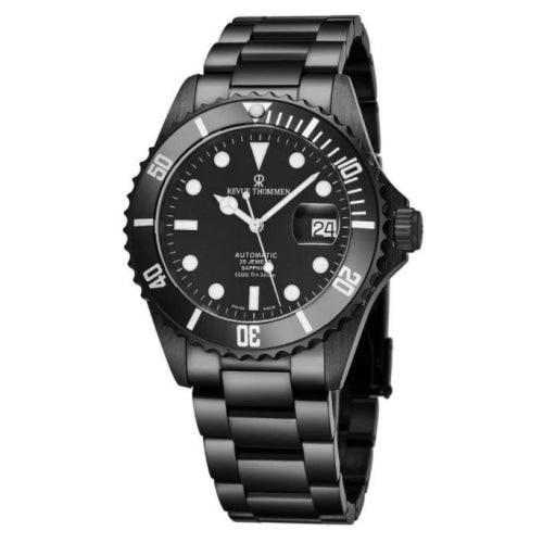 Revue Thommen 17571.2177 Mens Diver Black Automatic Swiss Watch