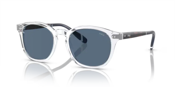 Polo Ralph Lauren Sunglasses Phantos Crystal Frame Blue Lens PH4206 533180