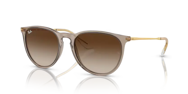 Ray-Ban Erika Sunglasses Light Brown Frame Gradient Brown Lens RB4171 674413