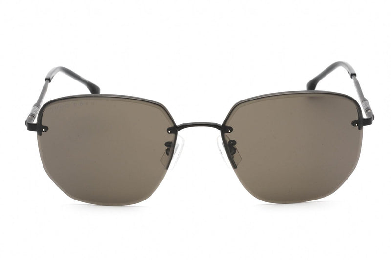 Hugo Boss 1344/F/SK-0003 Men's Black Rectangular Sunglasses - WatchStatus Ltd