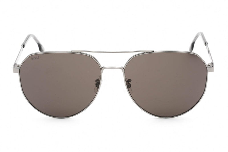 Boss 1473/F/SK Men's Grey Titanium Pilot Sunglasses 06LB - WatchStatus Ltd