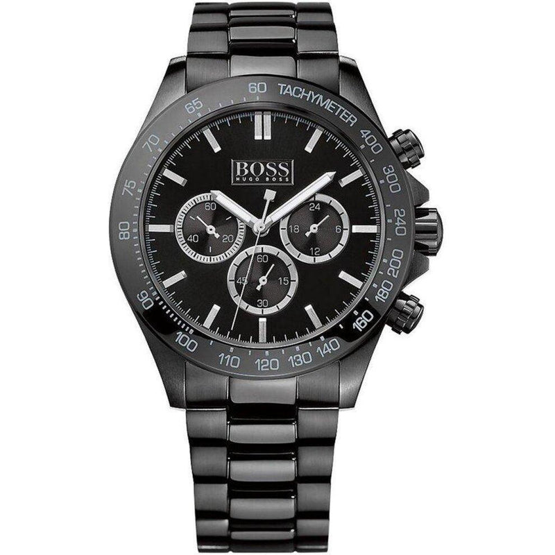 BOSS Ikon Men's Black Chronograph Watch HB1512961 - WatchStatus Ltd