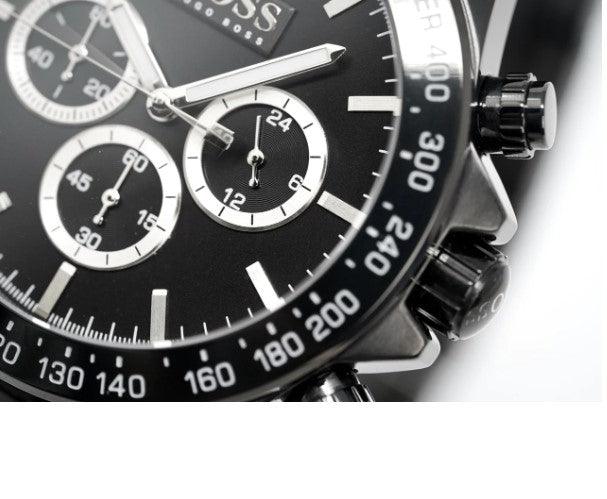 BOSS Ikon Men's Black Chronograph Watch HB1512961 - WatchStatus Ltd