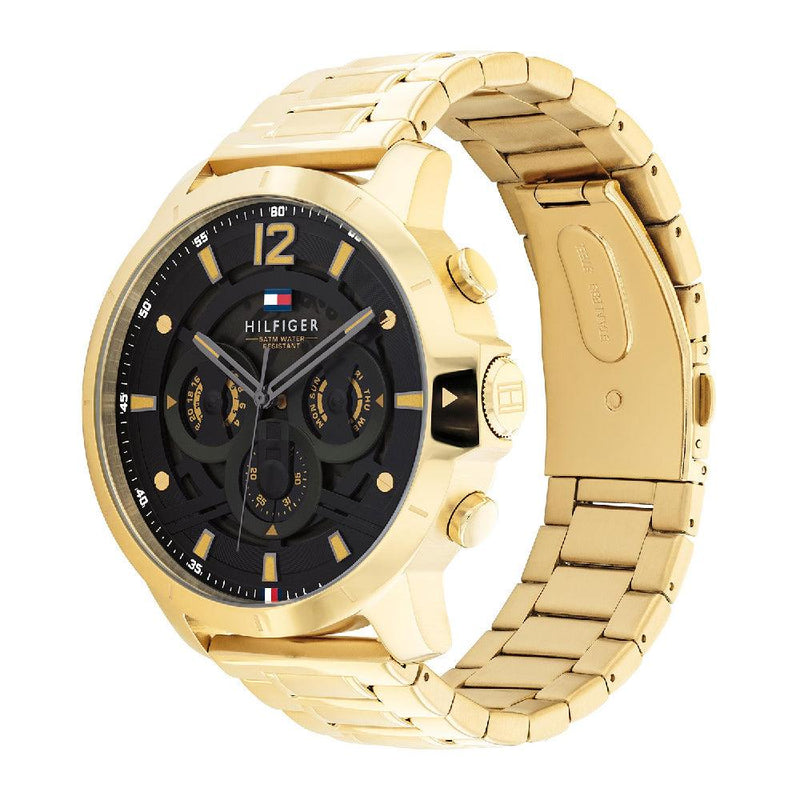 Tommy Hilfiger Lars Watch Men's Gold 1710511 - WatchStatus Ltd