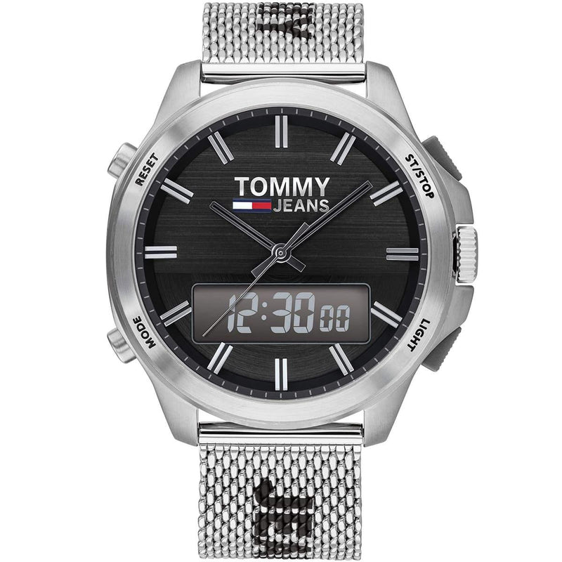 Tommy Hilfiger Men's Analogue/Digital Watch Silver 1791765 - WatchStatus Ltd