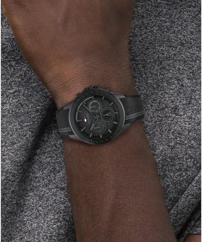 Tommy Hilfiger Aiden Watch Men's Black 1791861 - WatchStatus Ltd