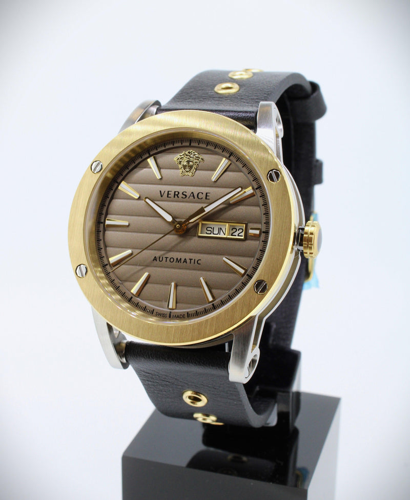 Versace Theros Men's Watch Bronze Dial Automatic VEDX00519 - WatchStatus Ltd