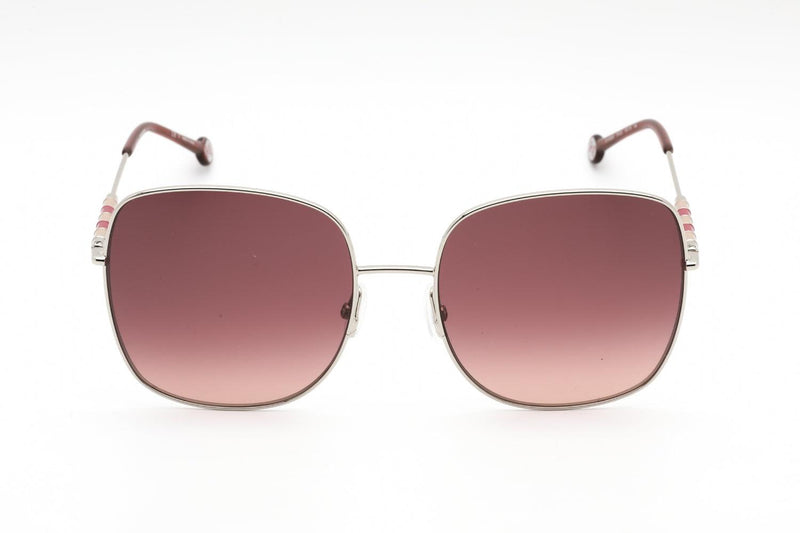 Carolina Herrera Ladies Burgundy Square Sunglasses CH0035/S-03YG3X - WatchStatus Ltd