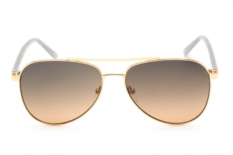 Calvin Klein Ladies Aviator Gold Sunglasses CK21306S-717 - WatchStatus Ltd