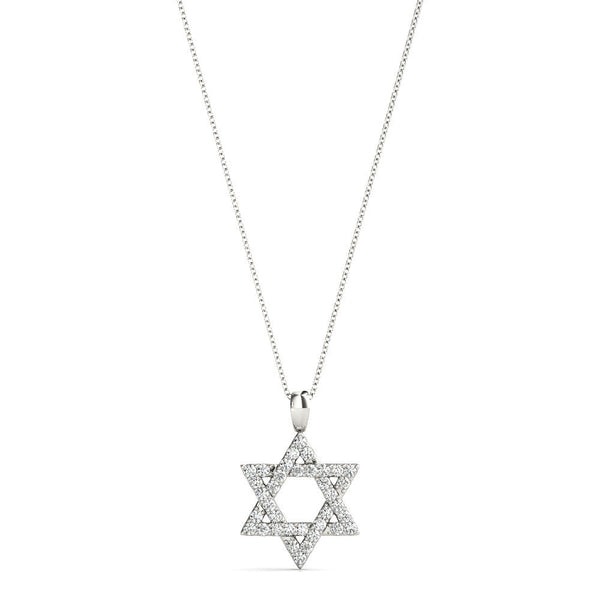 Star of David Diamond Pavé Pendant