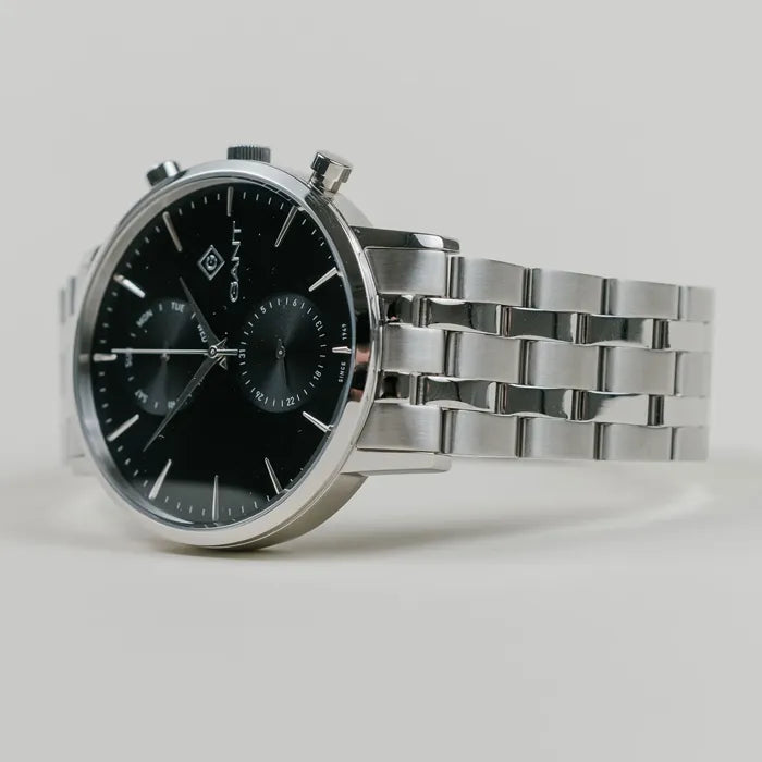 GANT Park Hill Day-Date II Men's Watch Black Silver GTG121012