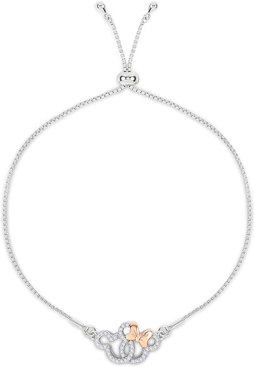 Disney Mickey & Minnie Bracelet Silver