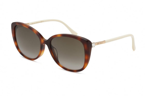 Jimmy Choo Aly/F/S Sunglasses Ladies Havana Cat Eye 0086HA - WatchStatus Ltd