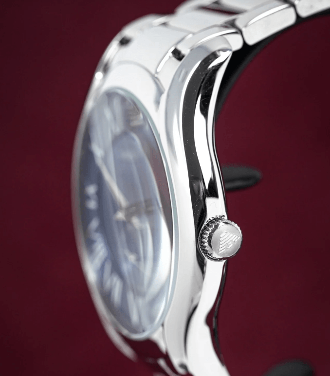 Emporio Armani Valente Men's Blue Dial Watch AR11085 - WatchStatus Ltd