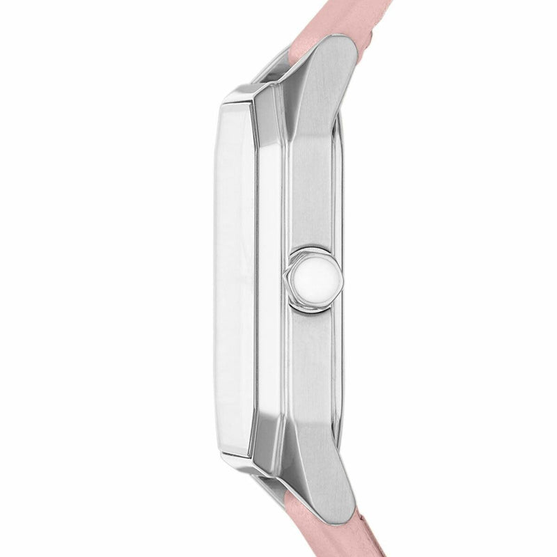 Emporio Armani Ladies Pink Leather Watch AR11207 - WatchStatus Ltd