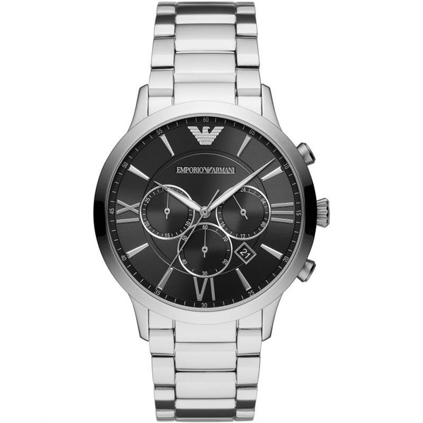 Emporio Armani Giovanni Men's Watch Black Dial Chronograph AR11208