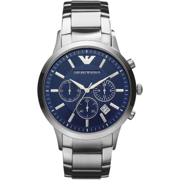 Emporio Armani Renato Men's Watch Blue Dial Chronograph AR2448