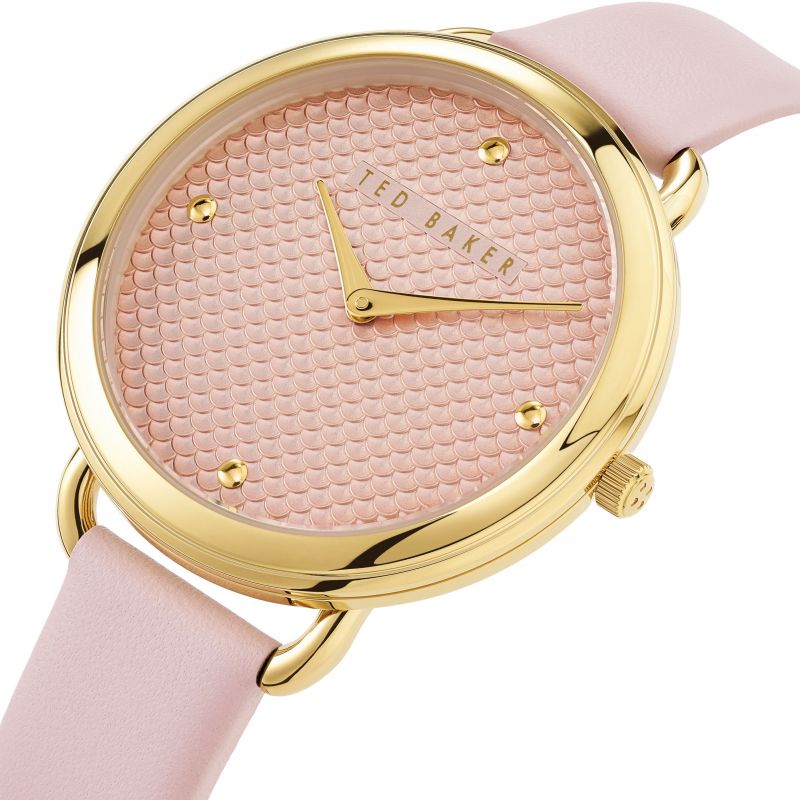 Ted Baker Ladies Watch Pink Leather BKPHTS002UO