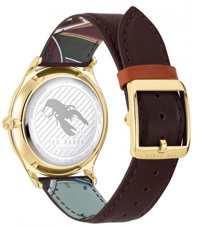 Ted Baker Manhatt Watch Men's Brown Leather BKPMHF901UO