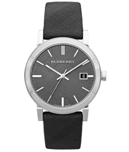 Burberry The City Men's Watch Dark Grey Leather BU9024 - WatchStatus Ltd