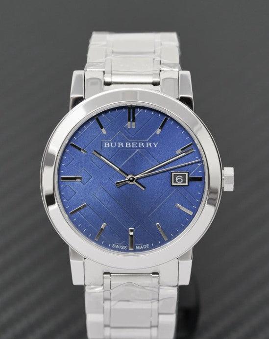 Burberry The City Men's Watch Silver / Blue BU9031 - WatchStatus Ltd