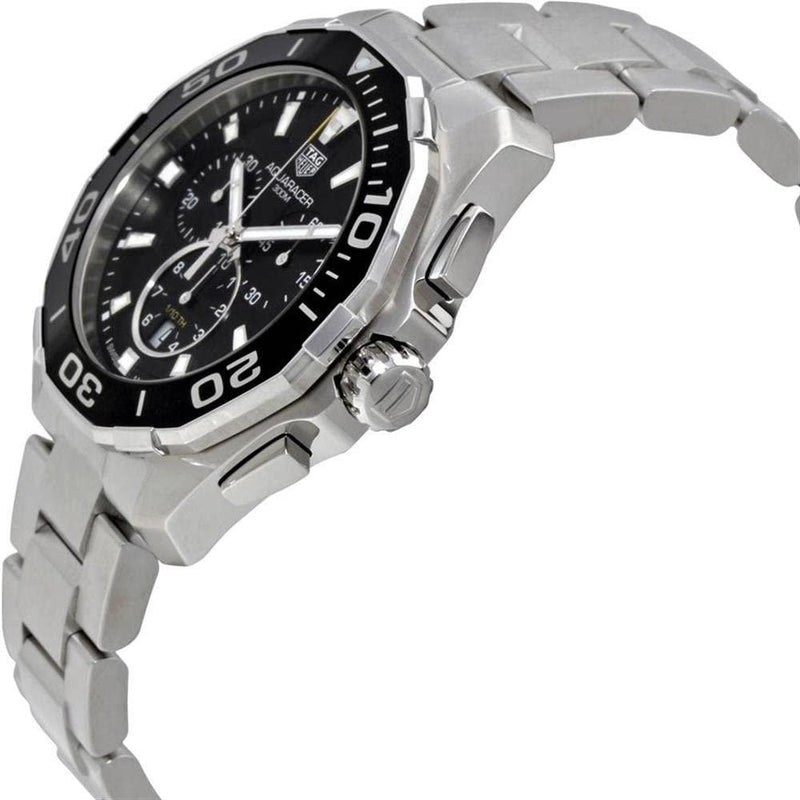 TAG Heuer Aquaracer Men's Black Dial Chronograph Watch CAY111A.BA0927 - WatchStatus Ltd