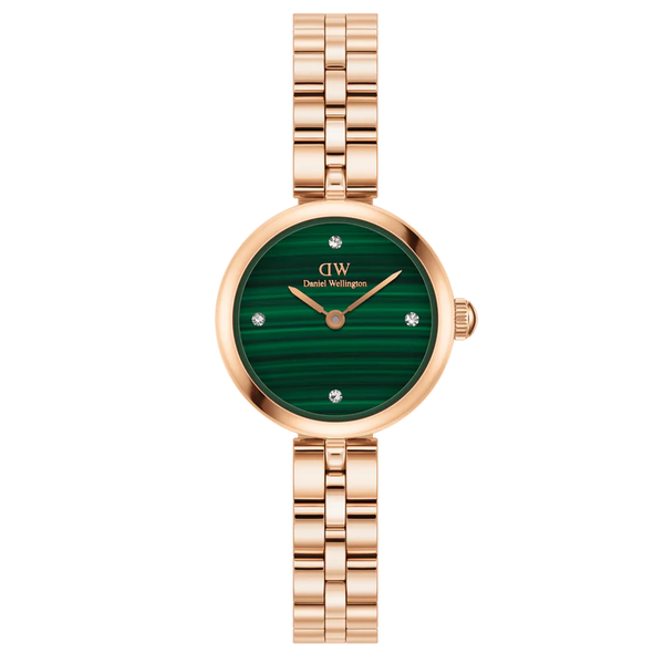 Daniel Wellington Elan Lumine Ladies Watch Rose Gold Malachite Dial DW00100721