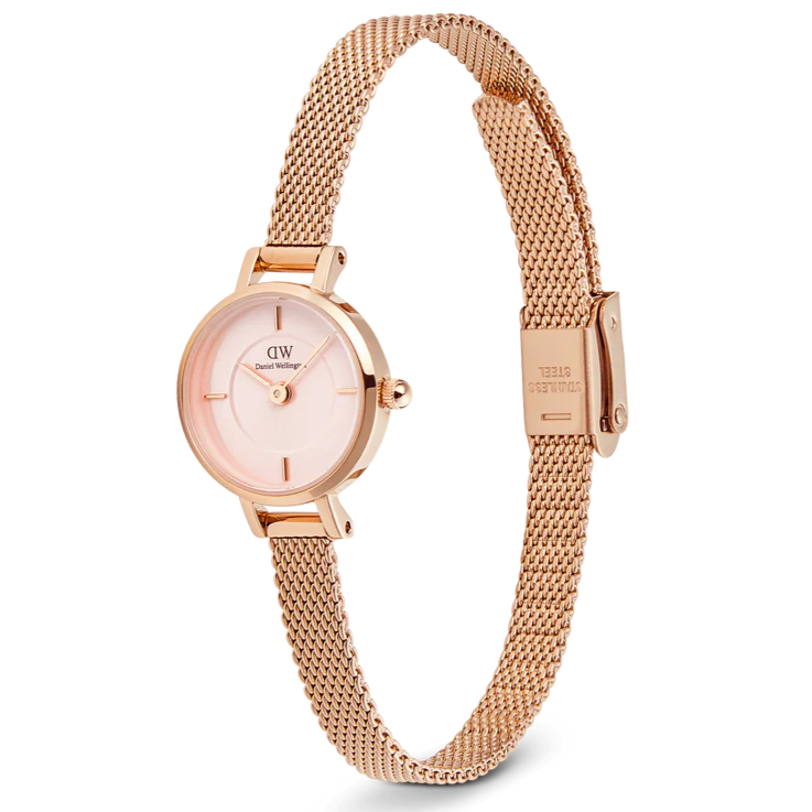 Daniel Wellington Petite Mini Ladies Watch Rose Gold Pink Dial DW00100743