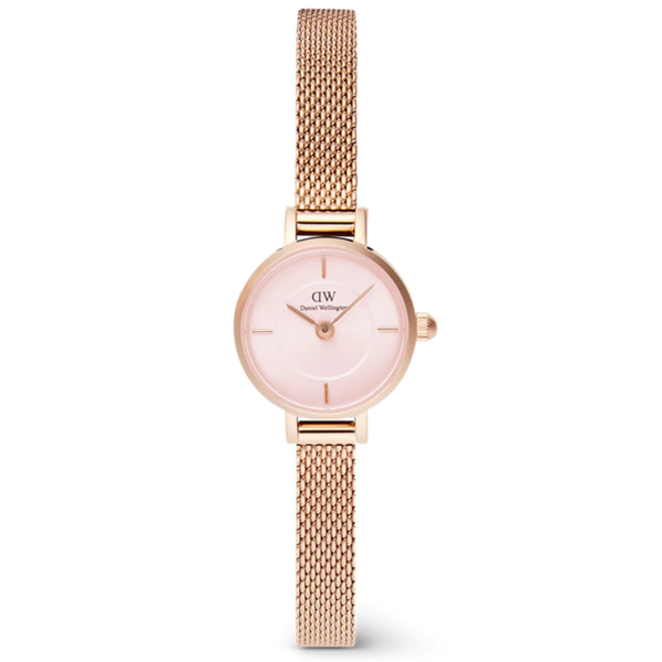 Daniel Wellington Petite Mini Ladies Watch Rose Gold Pink Dial DW00100743