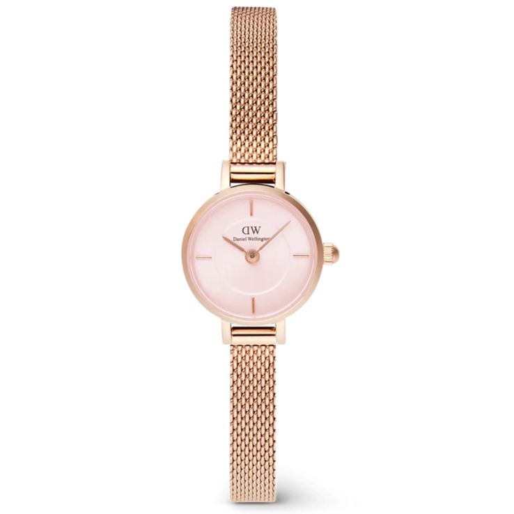Daniel Wellington Petite Mini Ladies Watch Rose Gold Pink Dial DW00100743
