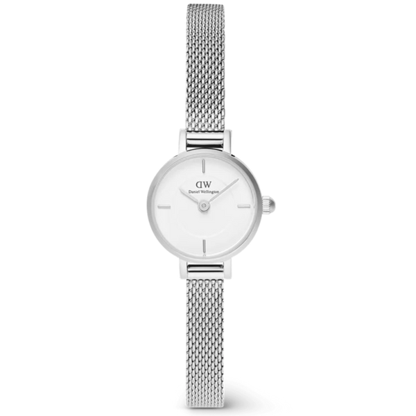 Daniel Wellington Petite Mini Ladies Watch Silver White Dial DW00100746