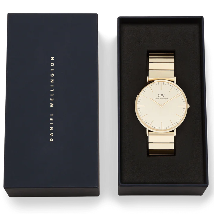 Daniel Wellington Classic Piano Link Men's Watch Gold DW00100779