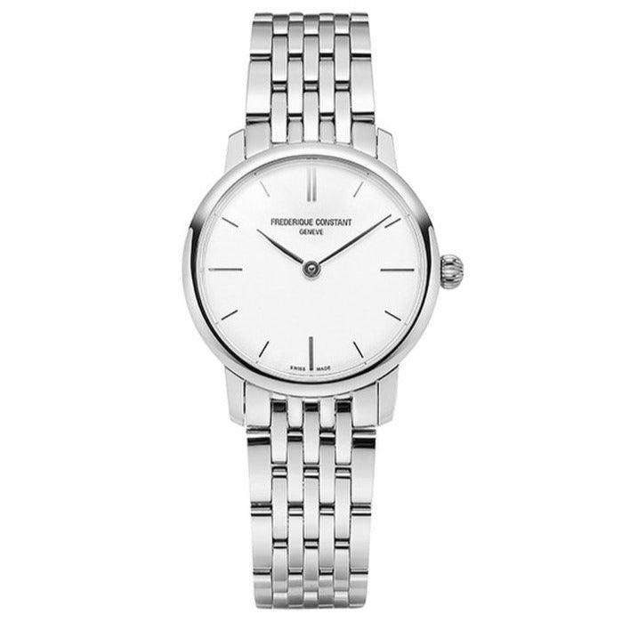 Frederique Constant Slimline Watch Ladies Silver FC-200S1S36B3 - WatchStatus Ltd