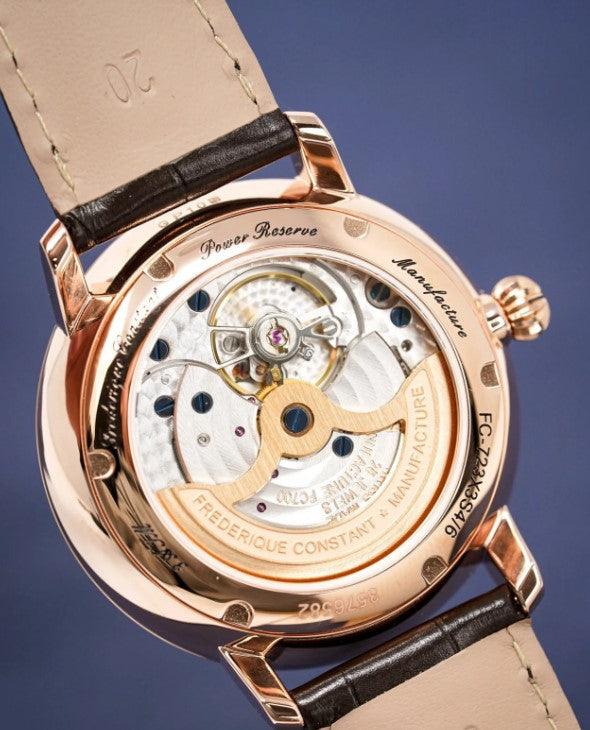 Frederique Constant Slimline Automatic Watch Men's Rose Gold FC-723WR3S4 - WatchStatus Ltd