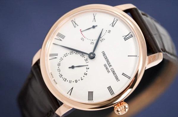 Frederique Constant Slimline Automatic Watch Men's Rose Gold FC-723WR3S4 - WatchStatus Ltd