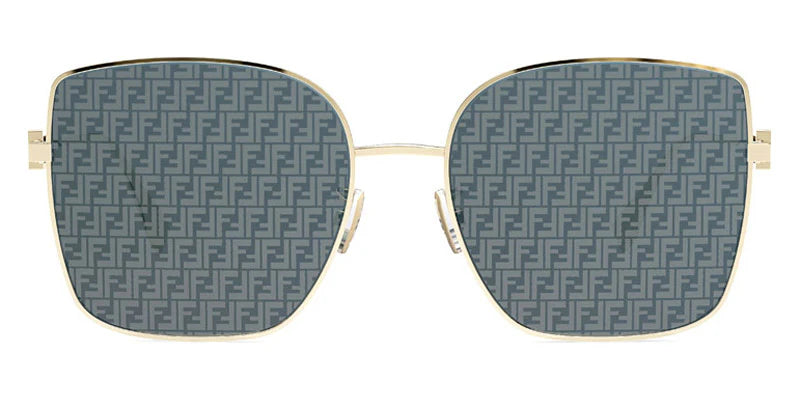 Fendi Baguette Ladies Sunglasses Blue F Lens FE40013U 10X