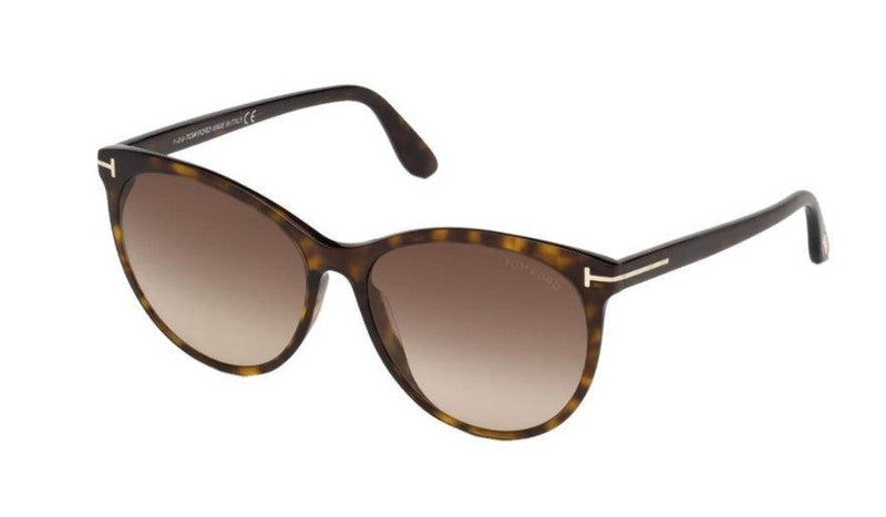 Tom Ford Maxim Cat-Eye Havana Ladies Sunglasses FT0787-52F - WatchStatus Ltd