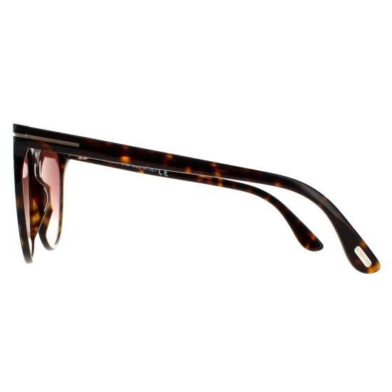 Tom Ford Maxim Cat-Eye Havana Ladies Sunglasses FT0787-52F - WatchStatus Ltd