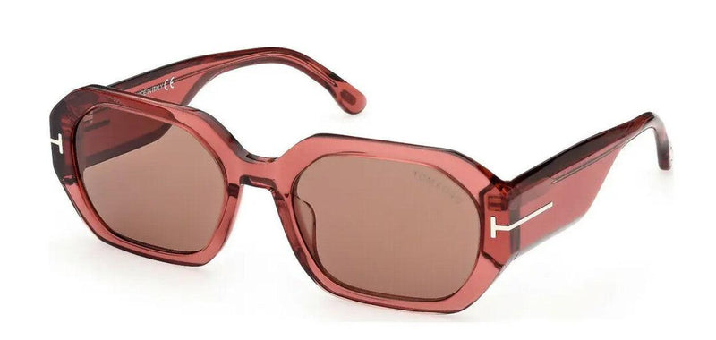 Tom Ford Veronique Rectangular Pink Ladies Sunglasses FT0917-72E - WatchStatus Ltd