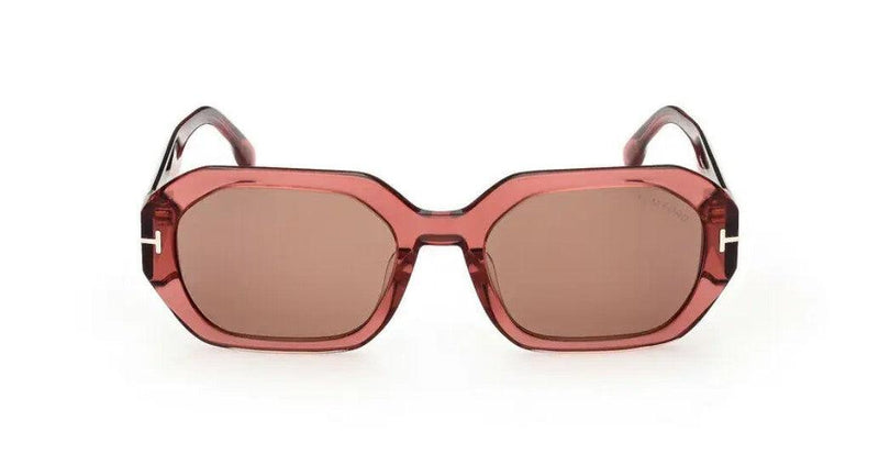 Tom Ford Veronique Rectangular Pink Ladies Sunglasses FT0917-72E - WatchStatus Ltd