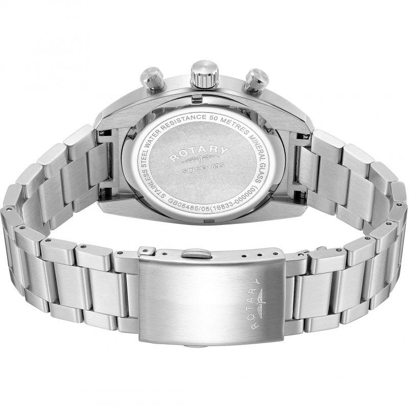 Rotary Avenger Sport Watch Men's Silver/Blue Chronograph GB05485/05 - WatchStatus Ltd