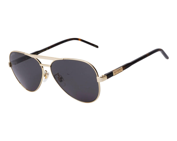 Gucci Men's Gold Frame Aviator Sunglasses GG1163S-001 - WatchStatus Ltd
