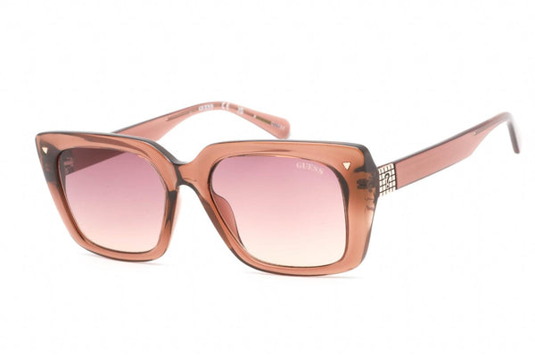 Guess Sunglasses Ladies Burgundy Square GU8243-71Z - WatchStatus Ltd