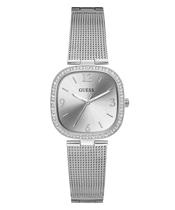 Guess Tapestry Ladies Watch Silver Mesh GW0354L1
