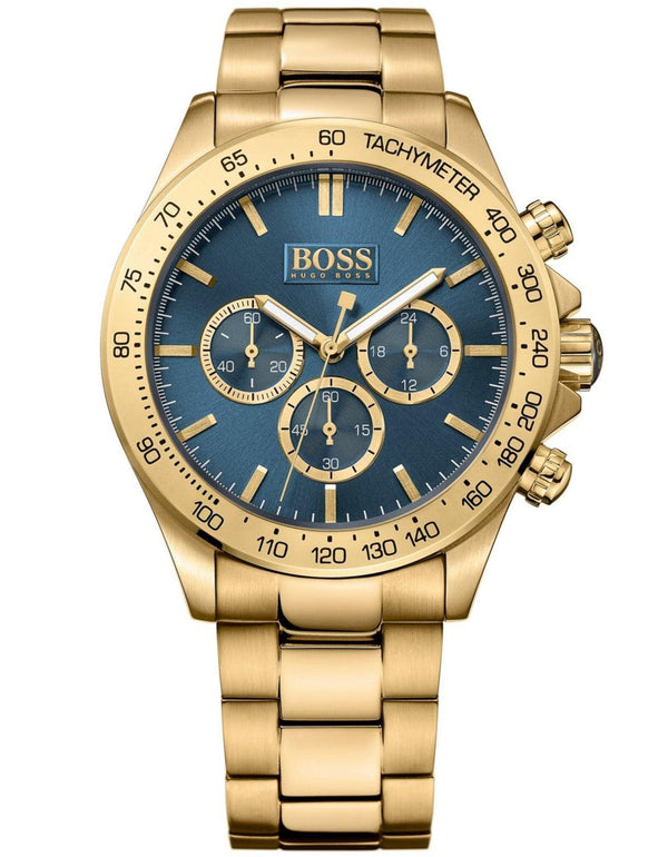 BOSS Ikon Men's Gold Chronograph Watch HB1513340 - WatchStatus Ltd