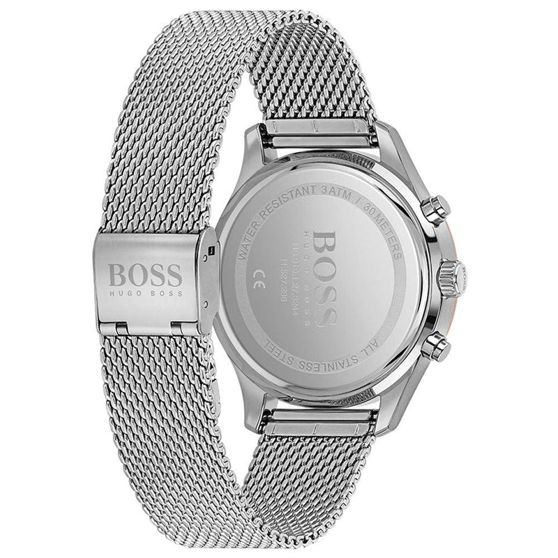 BOSS Associate Men's Watch Silver/Black Chronograph HB1513805 - WatchStatus Ltd