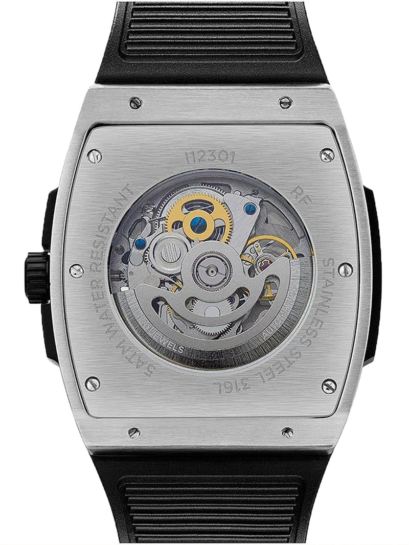 Ingersoll The Challenger Men's Watch Black Silicone Skeleton Automatic I12301